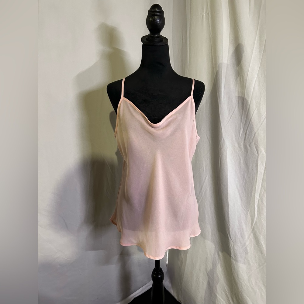 Pink Sheer Cami Top XL Girly Fairy Barbie Vibes Dainty